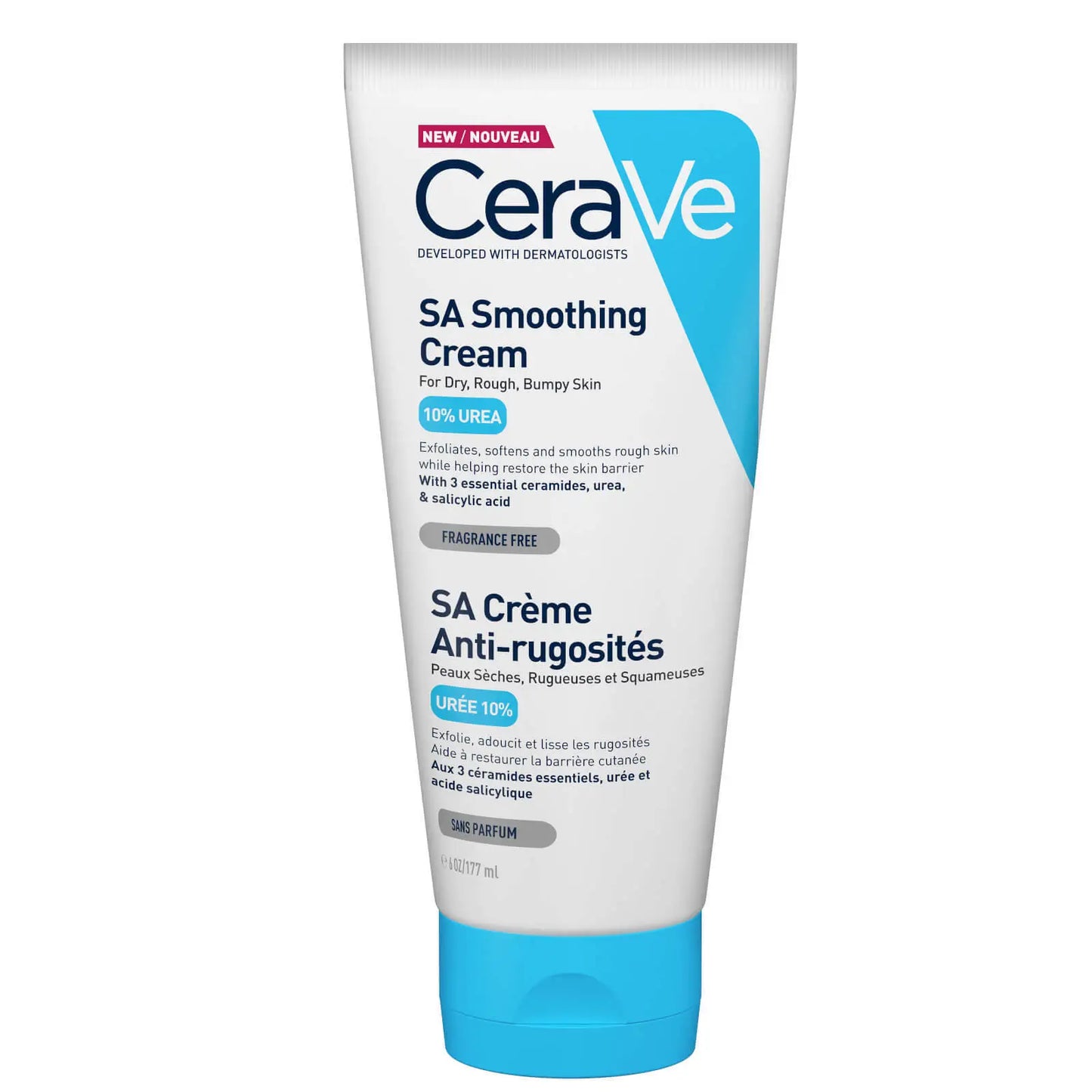 CeraVe  Cerave SA Smoothing Moisturising Cream Dry Rough Bumpy Skin 177Ml