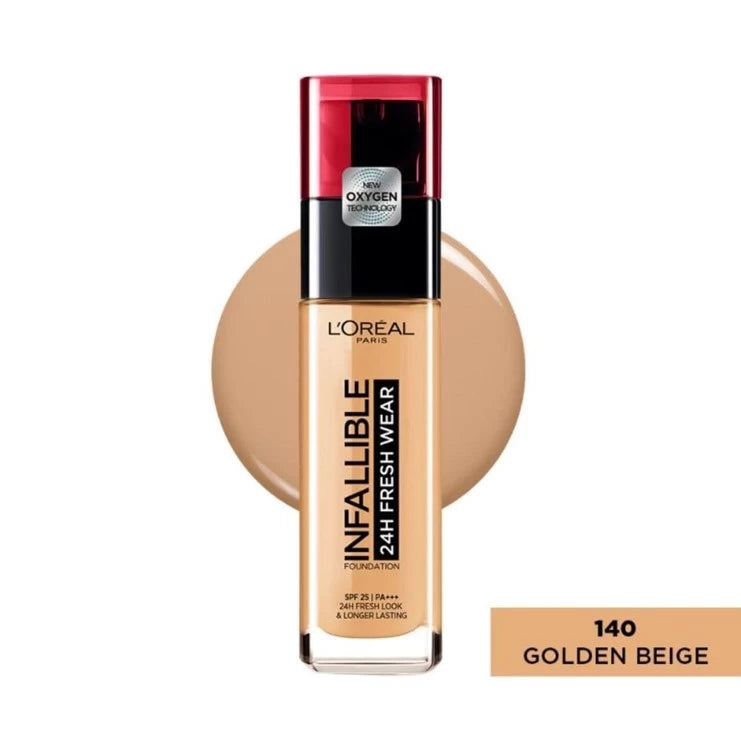 LOREAL  Loreal Infallible Liq Fdt 24h Golden Beige 140