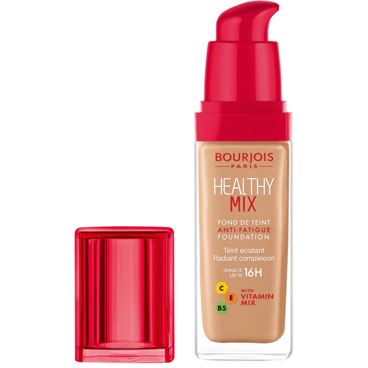 Bourjos  Bourjois Healthy Mix Antifatigue Foundation 55 Dark Beige 30 Ml - 1 Fl Oz