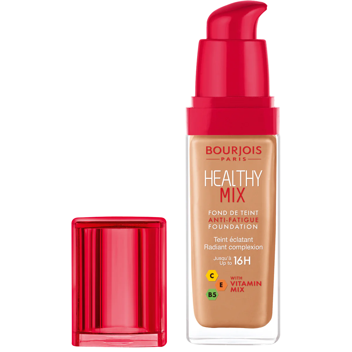 Bourjos  Bourjois Healthy Mix Antifatigue Foundation 56 Light Tan 30 Ml - 1 Fl Oz