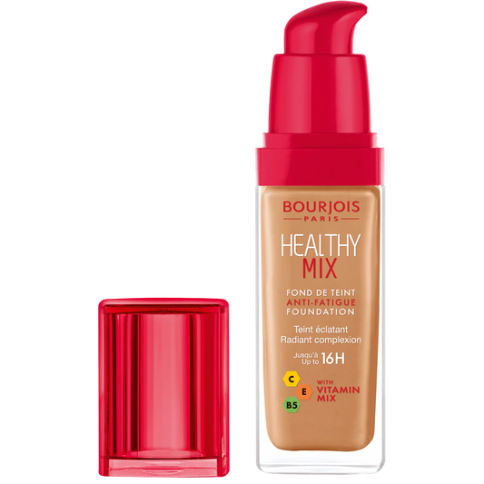 Bourjos  Bourjois Healthy Mix Antifatigue Foundation 57 Dark Tan 30 Ml - 1 Fl Oz