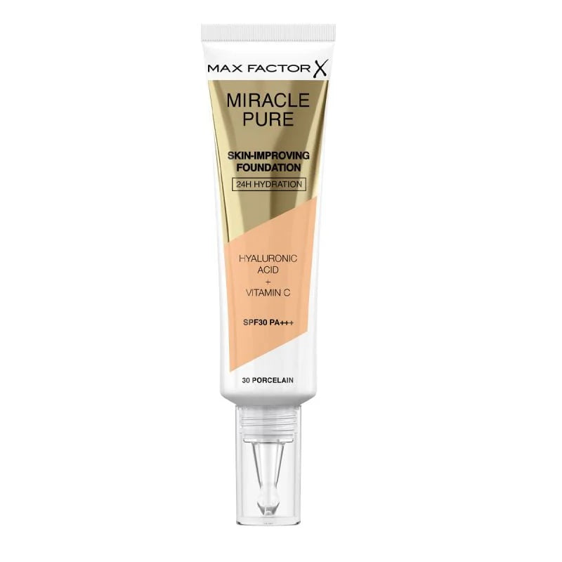 Max Factor  MaxFactor Miracle Pure Skin Improving Foundation 24H Hydr SPF 30 30 Porcelain 30 ML