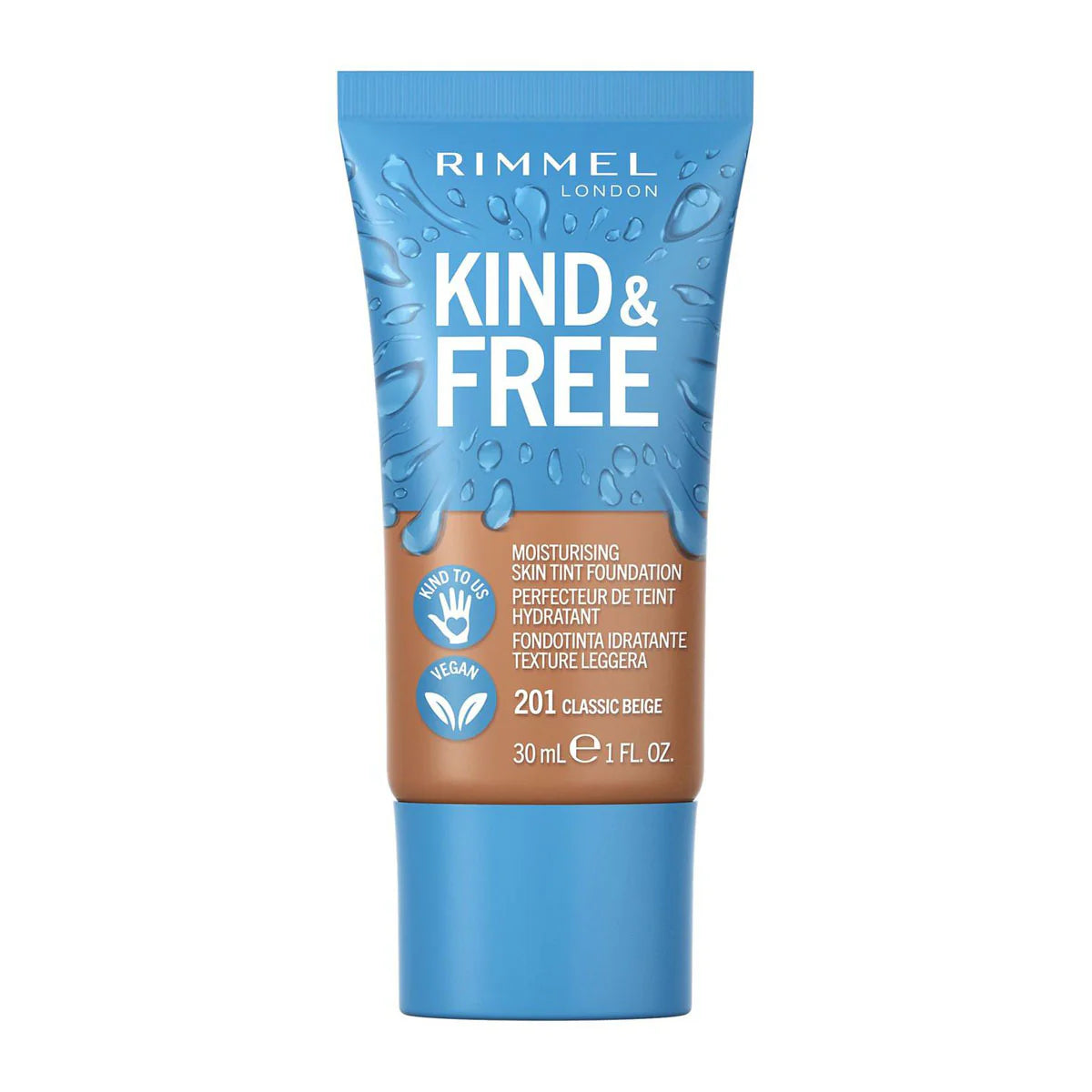 Rimmel  Rimmel Kind & Free Liquid Foundation Classic Beige 30Ml