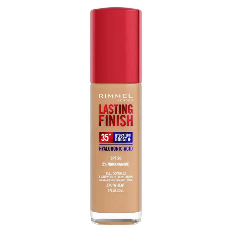 Rimmel  Rimmel Lasting Finish Hyaluronic Acid Foundation - 170 Wheat 30Ml