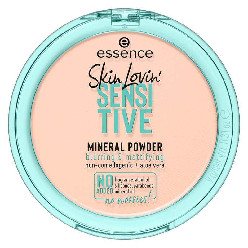 Essence  Essence Skin Lovin  Sensitive Mineral Compact Powders 01 Translucent