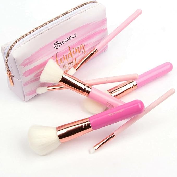 BH Cosmetics  BH Cosmetics Pink Perfection 10 Piece Brush Set+Bag