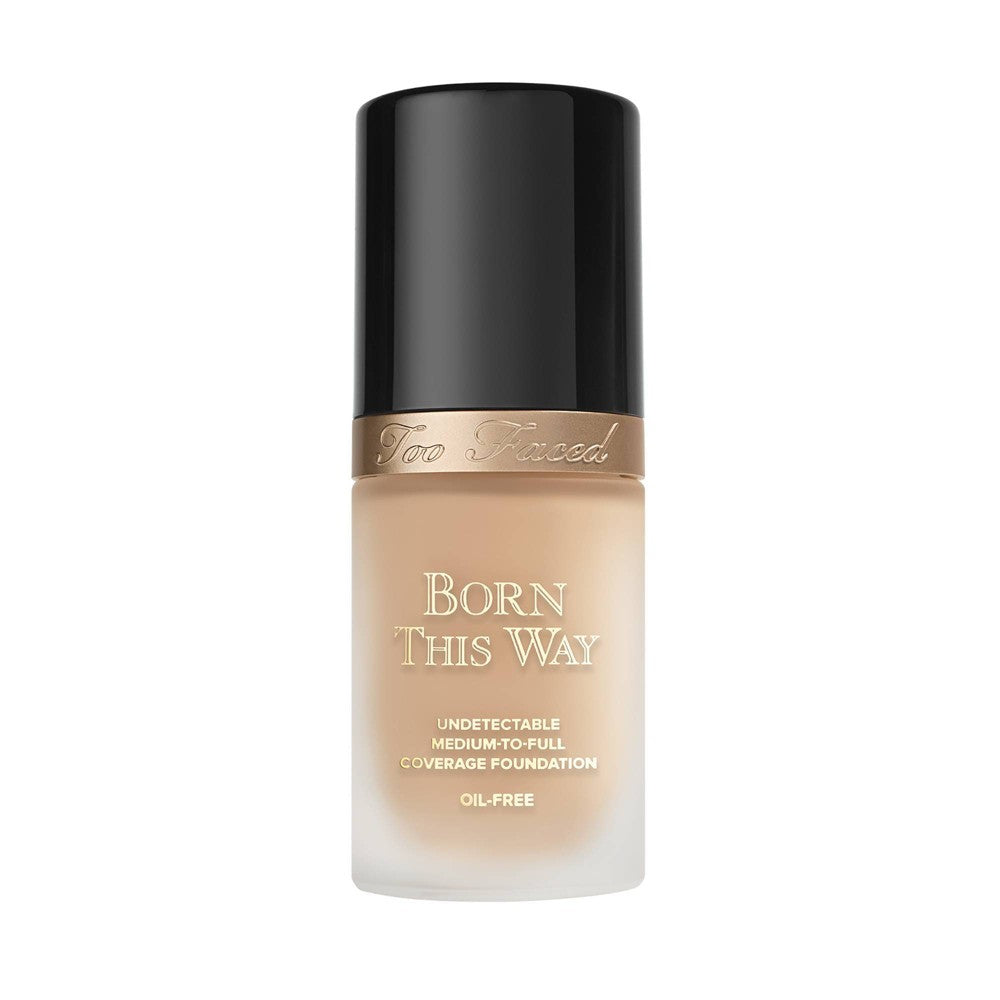 Too Faced  Too Faced born this way undetectable medium-to-full coverage foundation Nude 30m