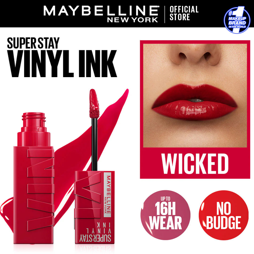 Maybelline  Maybelline Superstay Vinyl Ink Liquid Lipstick - 50 Wicked