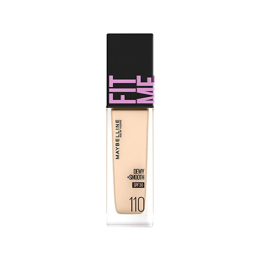 Maybelline  Maybelline Fit Me Liquid Dewy Smooth SPF 30  Foundation -110 Procelain 30Ml