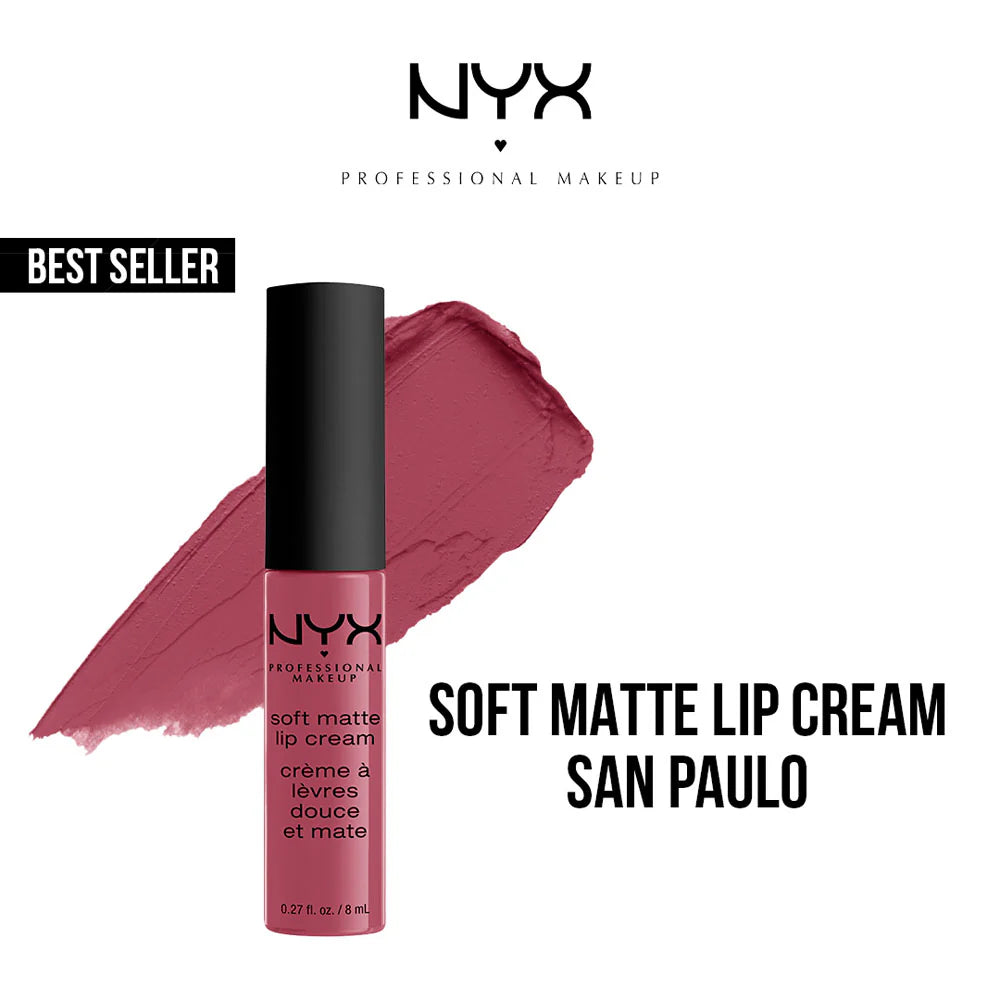 NYX  NYX Soft Matte Lip Cream Liquid Lipstick - 08 San Paulo