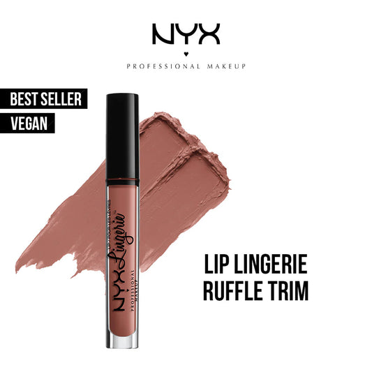 NYX  NYX Lingerie Matte Liquid Lipstick Ruffle Trim