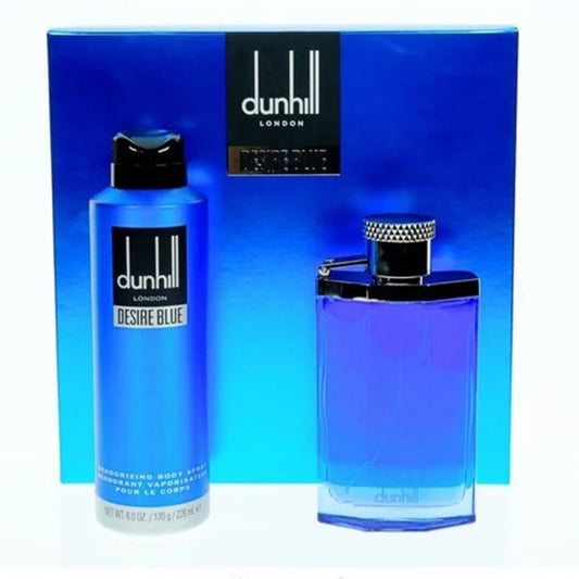 Dunhill  Dunhill Desire Blue For Men Giftset EDT 100Ml+Body Spray 226Ml