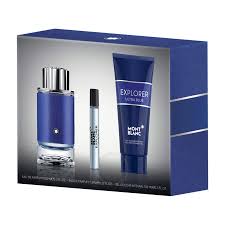 MONT BLANC  Mont Blanc Men Explorer Ultra Blue EDP 100Ml + EDP 7.5Ml + Shower Gell 100Ml